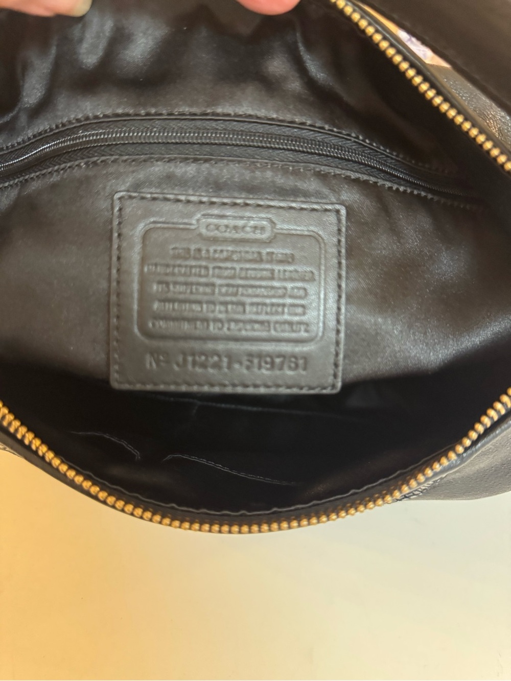 🖤 COACH Y2K ASHLEY BLACK LEATHER SHOULDER BAG! - Picture 9 of 11